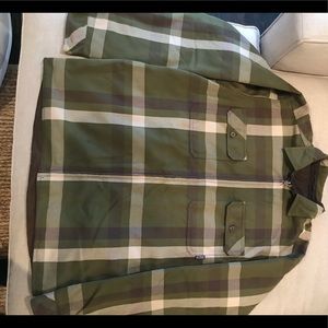 Patagonia reversible plaid and quilted jacket